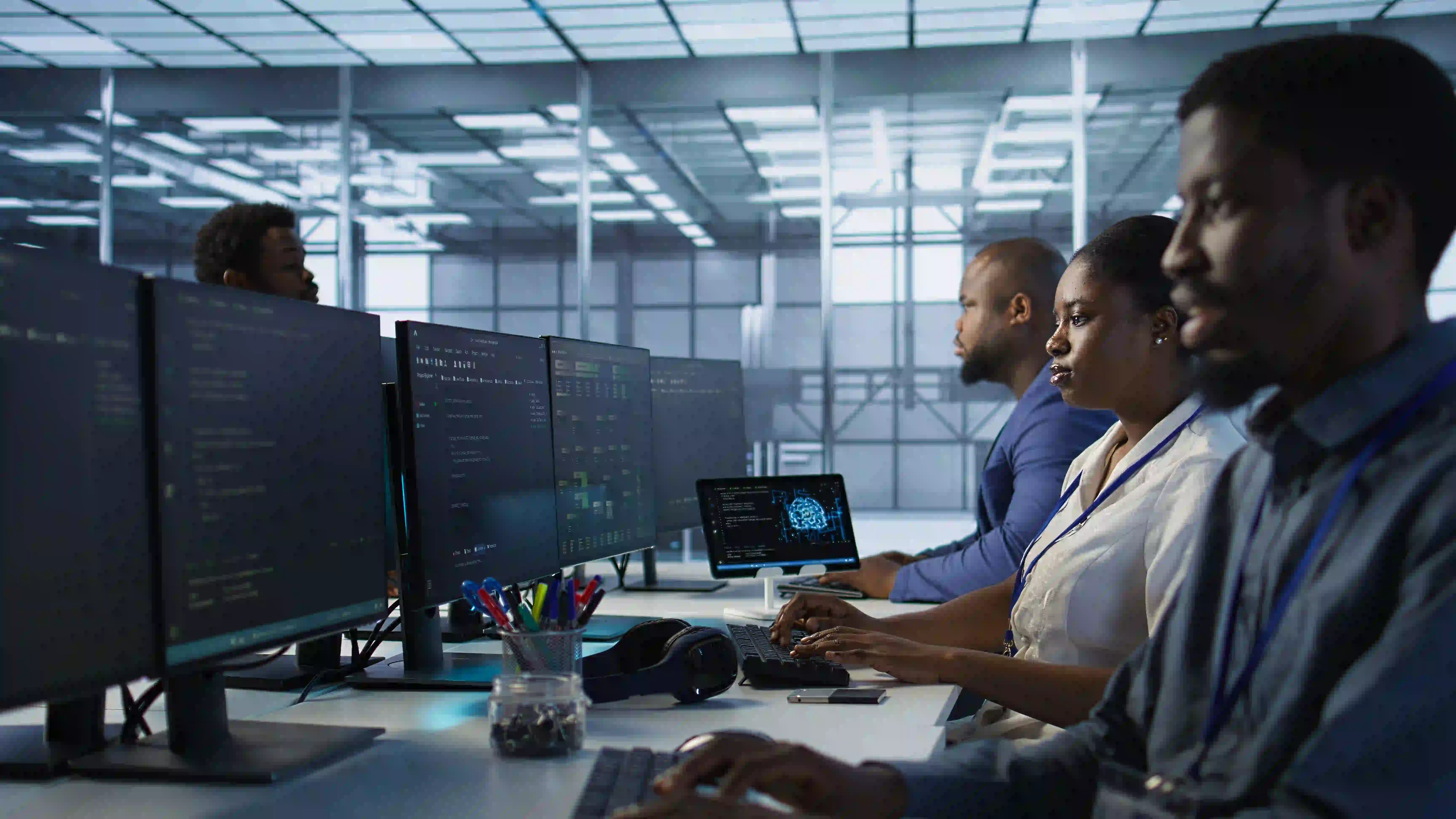 Pentagon Web team at work